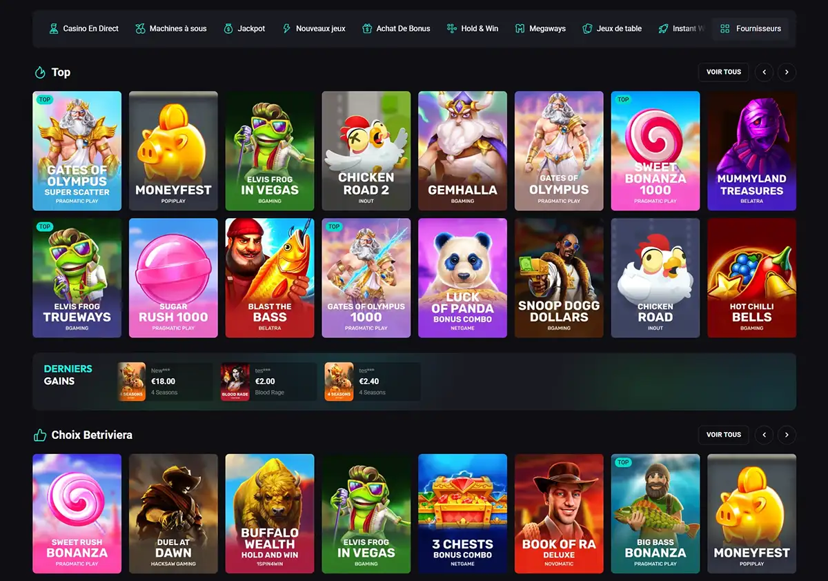 Casino BetRiviera France